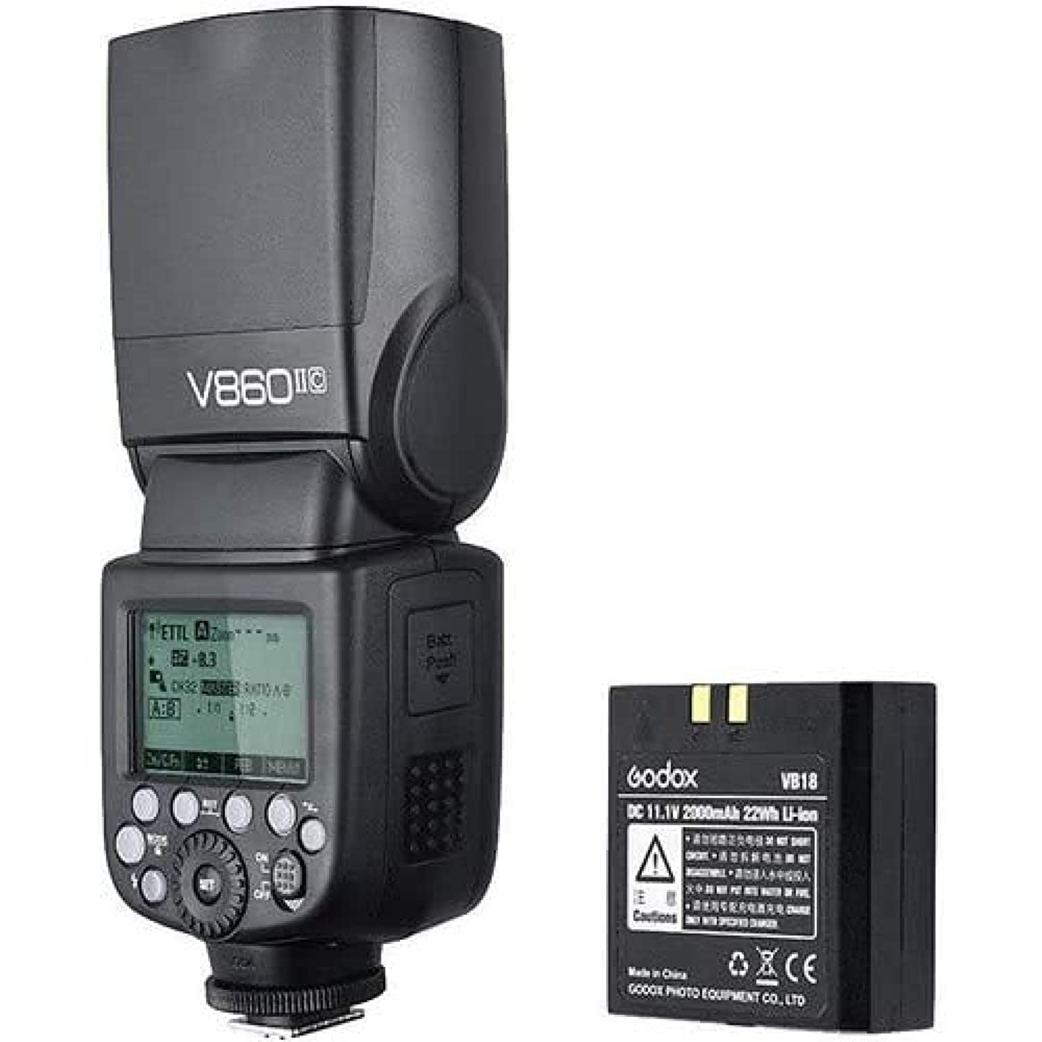 GODOX Ving V 860 II TTL Li-Ion Flash Kit for Canon Cameras (Black) GODOX Ving V 860 II TTL Li-Ion Flash Kit for Canon Cameras (Black)
